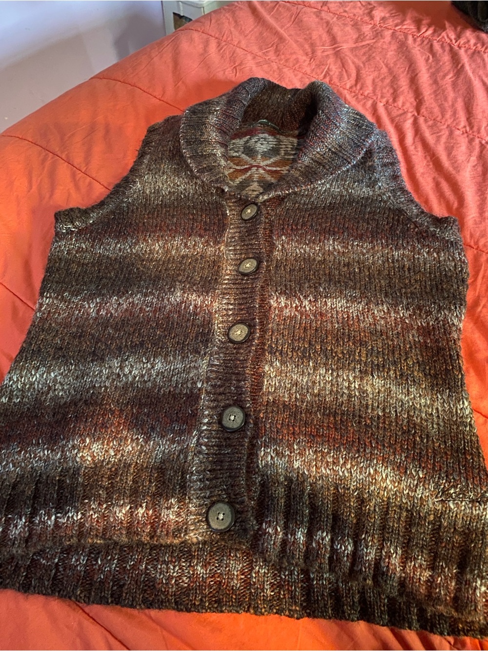Woolrich Wool Blend Knit Vest